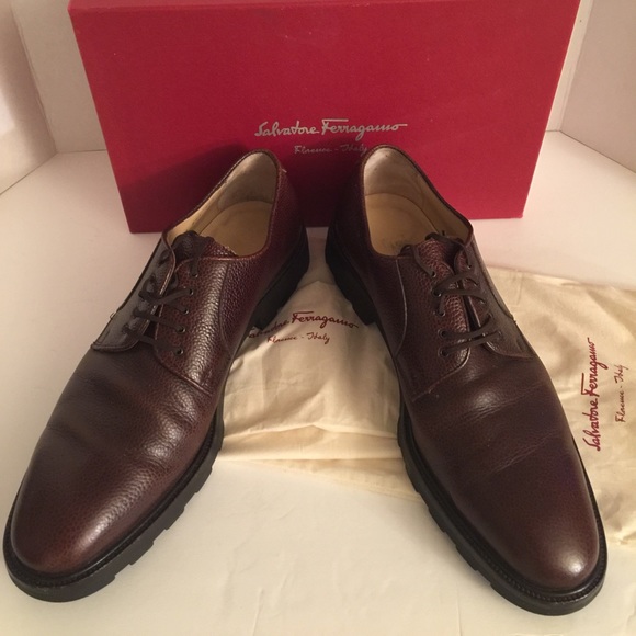 Ferragamo brown men’s shoes